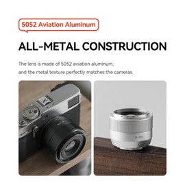 TTArtisan 35 mm F1.8 II Lens Auto Focus Lens APS-C Frame For Mirrorless Camera Only for NZ Mount Cameras ZFC Z50 Z5 Z6 Z6II Z7 Z7II Z9. (Silver)