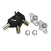 HDBUBALUS Motorcycle Hard Saddlebag Locks Set with Keys Compatible with