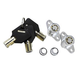 HDBUBALUS Motorcycle Hard Saddlebag Locks Set with Keys Compatible with Harley Touring Electra Glide Road Glide Street Glide Road King 2014-2018