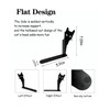 Metal Cat Bookends, 1 Pair Cute Cat Bookends for Shelves