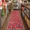 Lahome Christmas Kitchen Runner, 2x6 Hallway Runner Rug Christmas Washable