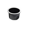 FR Replacement Cup Holder with Brushed Aluminum Lip for Recliners