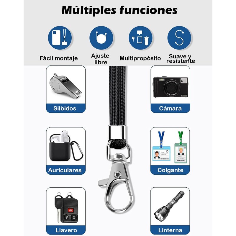ZSKEUR 3 Piezas Cordon para El Telefono, Correa Celular, Cordón