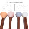 Fundas de silicona pequeñas para brochas de maquillaje para viajes