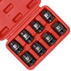 MIXPOWER 8 Pieces 1/2-inch Drive Pipe Plug Socket Set, SAE,