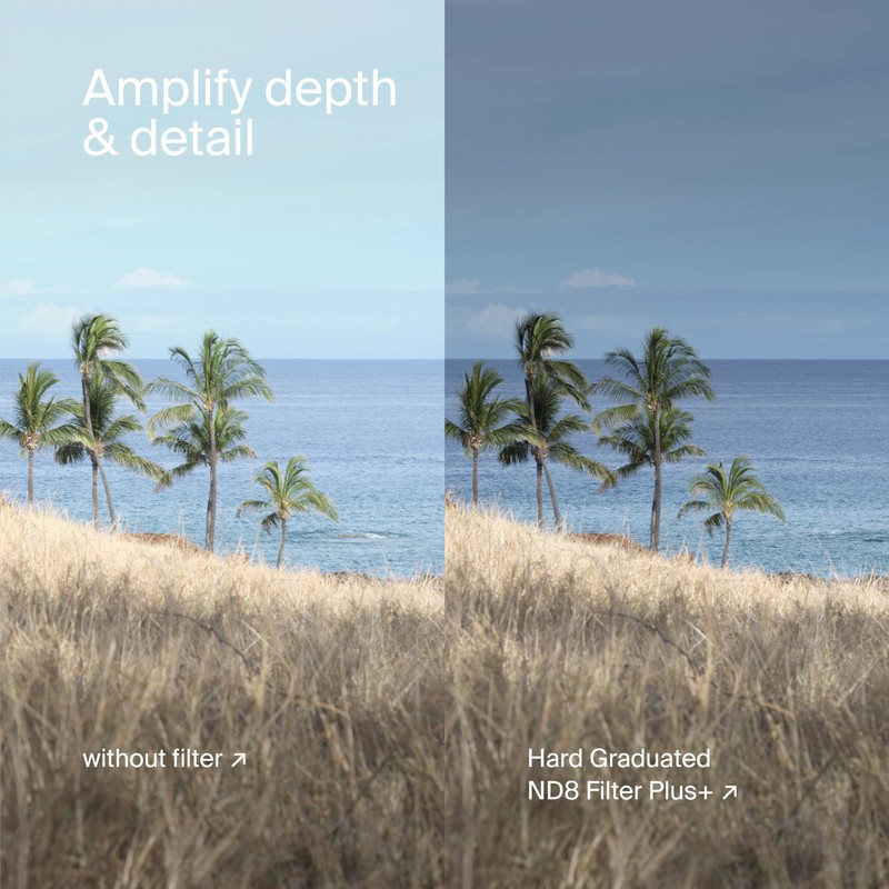 Urth 77mm Hard Graduated ND8 Lens Filter (Plus+)