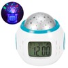 Star Sky Projector LED Music Alarm Clock Multifunction Calendar Temperature