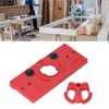 Hinge Hole Saw Jig ABS Concealed Hinge Drilling Guide Locator