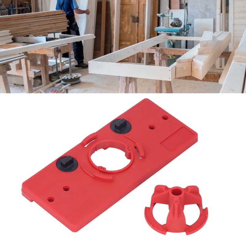 Hinge Hole Saw Jig ABS Concealed Hinge Drilling Guide Locator