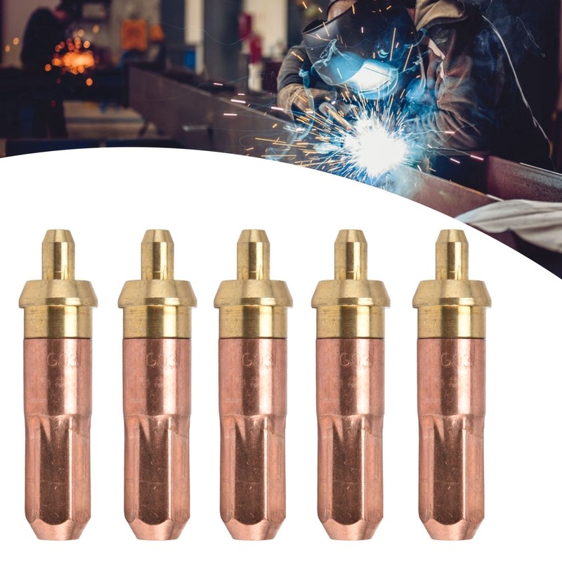 5Pcs Propane Cutting Torch Tips Plum Ring Shape Consumables Accessories