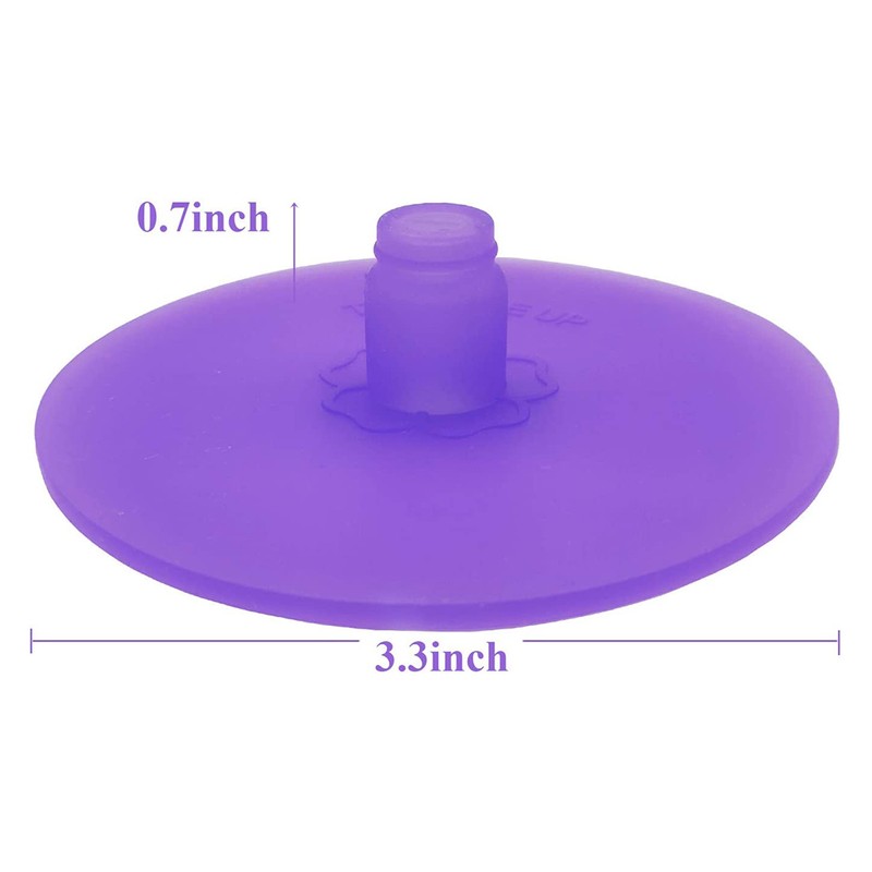 5Pcs Silicone Fermenting Lids for Wide Mouth Jar Food Grade
