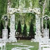 Wedding Arch Flowers,Rustic Flower Swag for Wedding Arch - Artificial