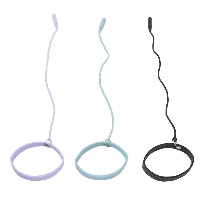 3PCS Eyelash Extension Tweezers Holders Bracelet Silicone Ring Tweezers Protector