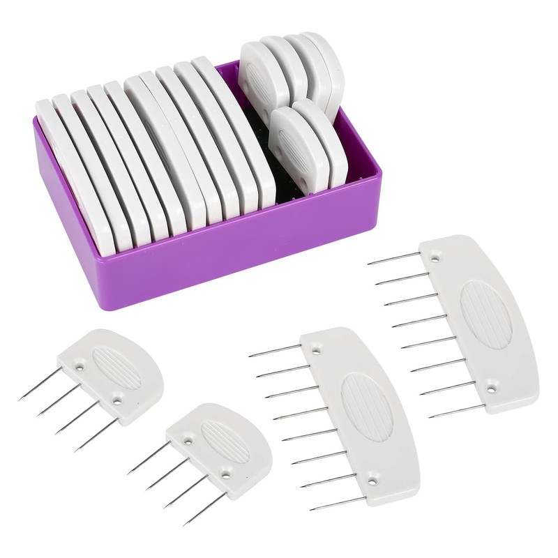 20 Pcs Knit Blocking Pins Set, Stainless Steel Knit Blockers