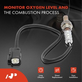 A-Premium - Sensor de oxígeno O2 compatible con Ford F-150 F150, Fusion, Mustang, Escape, Explorer, Transit-150 250 350 y Lincoln MKS, MKZ y Mercury Mariner, Milán, reemplazo# BE5Z9G444C, BR3Z9G444A