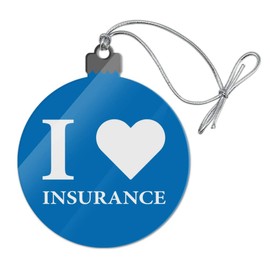 GRAPHICS & MORE I Love Insurance Acrylic Christmas Tree Holiday Ornament