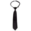 Retreez Woven Pre-tied Boy's Tie with Stripe Textured - Black