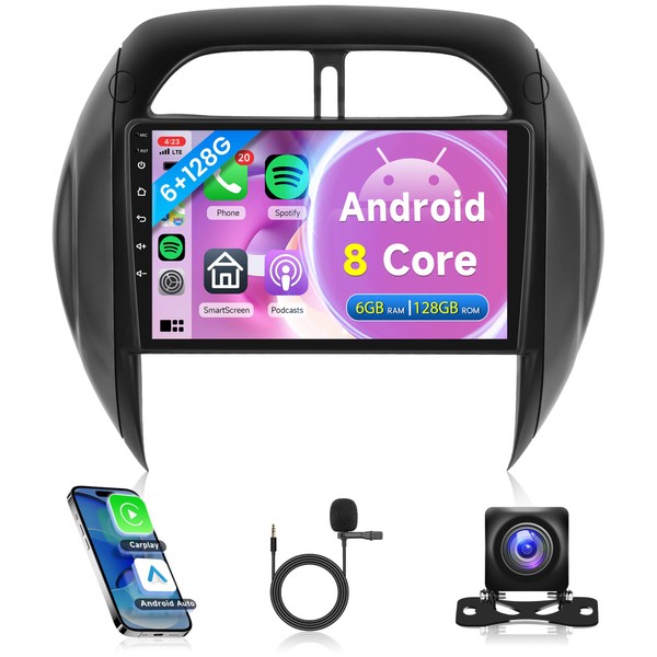 8Core 6G+128G Car Radio for Toyota RAV4 RAV 4 2003