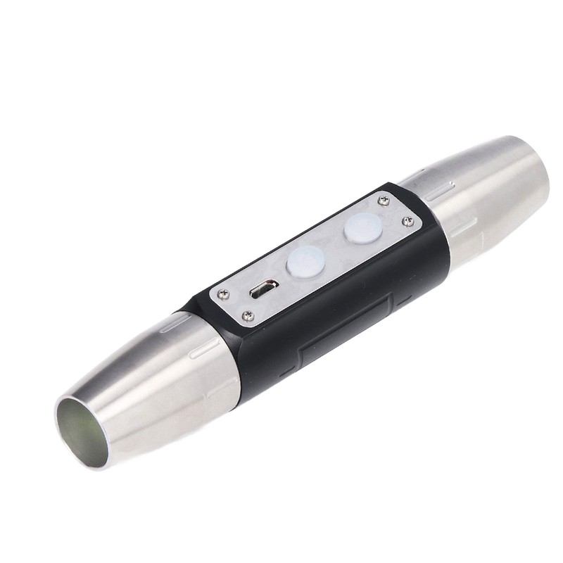 Identification Flashlight Super Bright USB Rechargeable Quad LEDs Portable Jade
