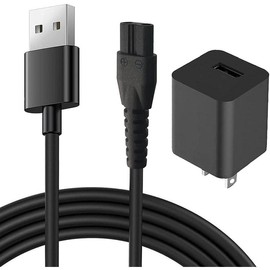 Power Cord Charger Compatible with Manscaped Lawn Mower 3.0 2.0  Electric Manscaping Groin Hair Trimmer Ultimate Male Hygiene Razor Clippers Power Supply Adapter (Charger ONLY)