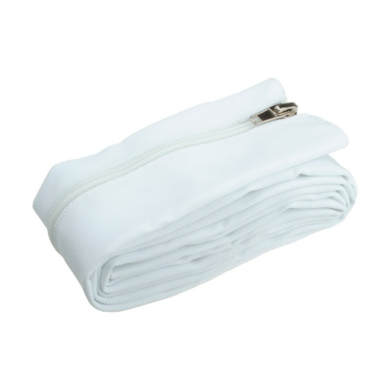 Fisual Zip Cable Tidy Wrap (50mm Dia 1m Length, White)