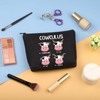 PLITI Funny Math Teacher Gifts Cow Lover Makeup Bag Mathematics