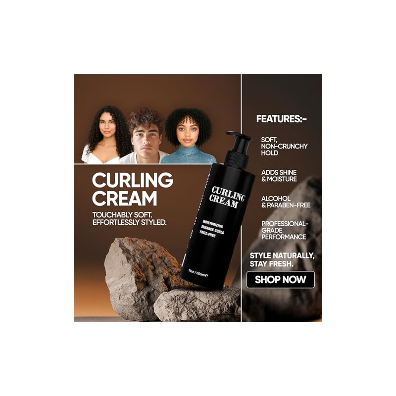 Pacinos Curling Cream - All Day Cream For Curly Hair