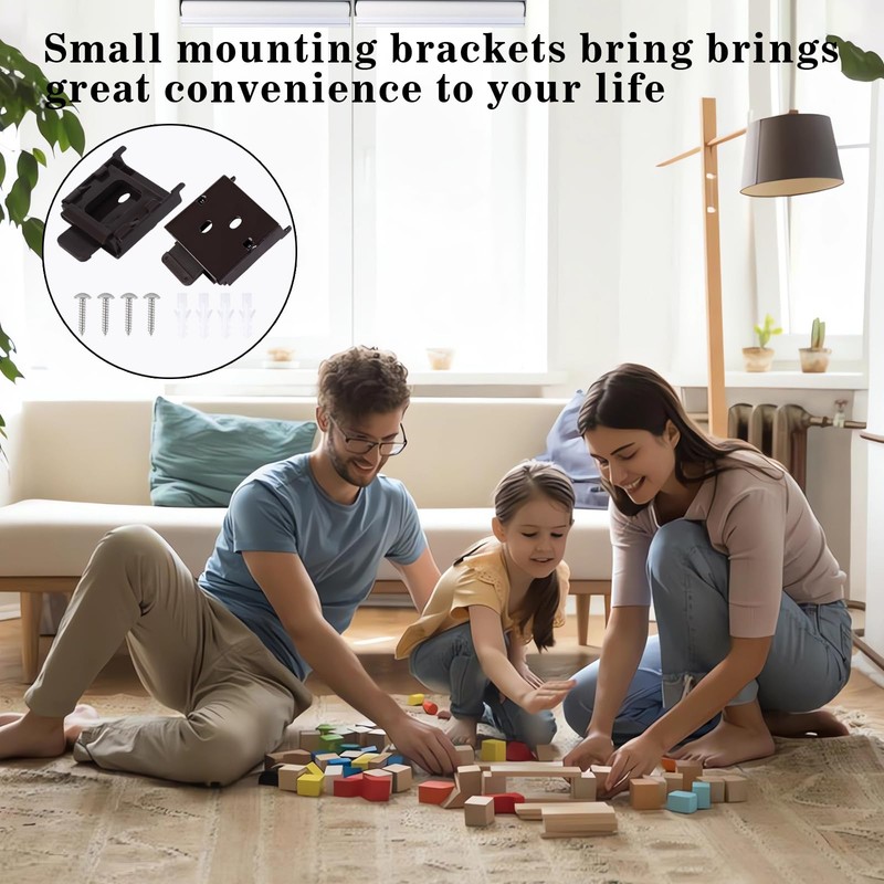 Metal Mounting Brackets Roller Blind Buckles Universal Replacement for Roller