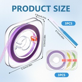 3 Volumes Tooth Sandpaper Tooth Sandpaper for Spaces, 3 Types of Roughness for Teeth Polishing Tartar Remover Portable Dental Polishing Strips 4 mm x 6 m