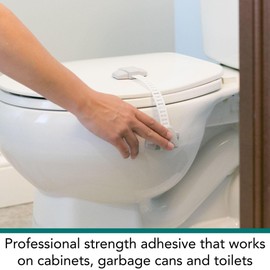 MYPET North States Safety Paws Mischief Minder Strap Locks | Works on Garbage cans, cabinets, and More (2-Pack, Gray)