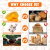 Reusable Beeswax Bread Bags for Sourdough -Extra Large Natural Beeswax