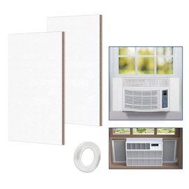 BJADE'S Window Air Conditioner Side Insulation Foam Panels,Summer and Winter AC Insulating for Indoor Window AC Unit