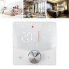White Smart Digital Thermostat with Display for Tuya APP Remote