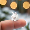 XRI XURUOYI 10PCS Miniature Animal Figures, Cute Resin Critters for