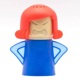 ZPCTECHGO Angry Mum Microwave Oven Cleaner for Kitchen Office, Microwave Cleaner Angry Mom Steamer Cleaning with Vinegar and Water, Chemical Free, Steams From Head (Blue)