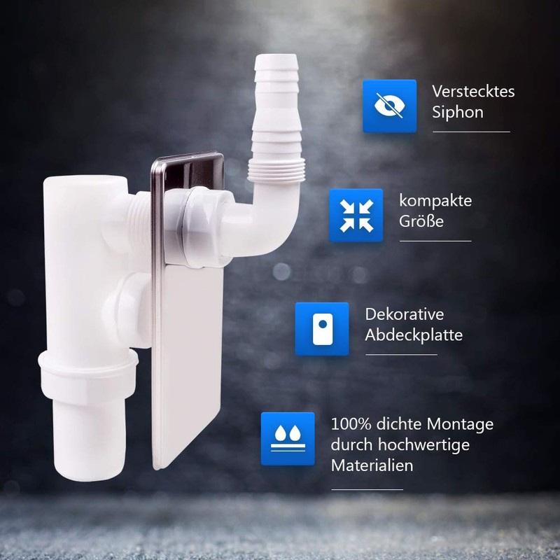 Anti Syphon Trap, white