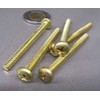 Brass Pan Head Phillips Machine Screws, FT, 10-24 Thread Size
