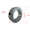 AZSSMUK Shaft Collars 1-1/4" Bore Solid Steel Style Zinc Plated