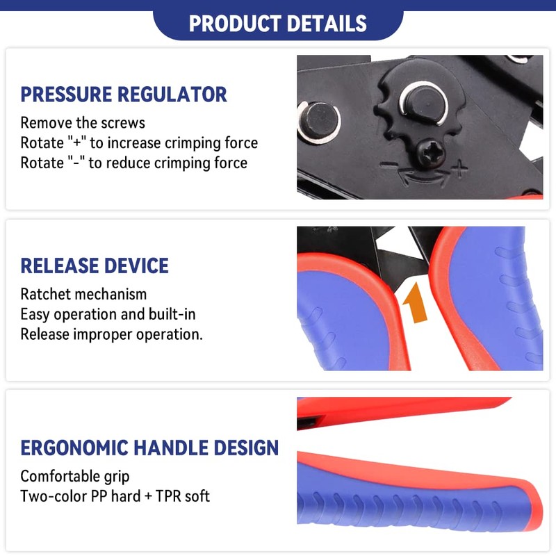 HKS Crimping Tool for Delphi APTIV Weather Pack Terminals or