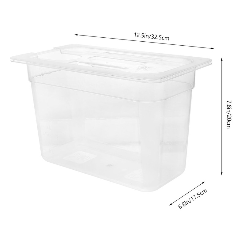 Kichvoe Sous Vide Containers with Lid Sous Vide Pots Slow