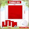 Set of 4 Red Replacement Soccer Flags Soccer Corner Flags