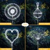 JJGoo Solar Firework Lights, 2 Pack 120 LEDs 2 Lighting