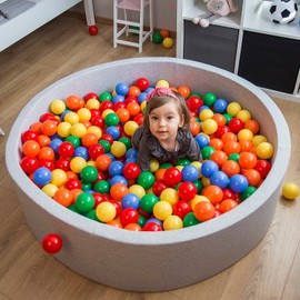 KiddyMoon Cover for Ball Pit 90 x 30 cm for Babies Children