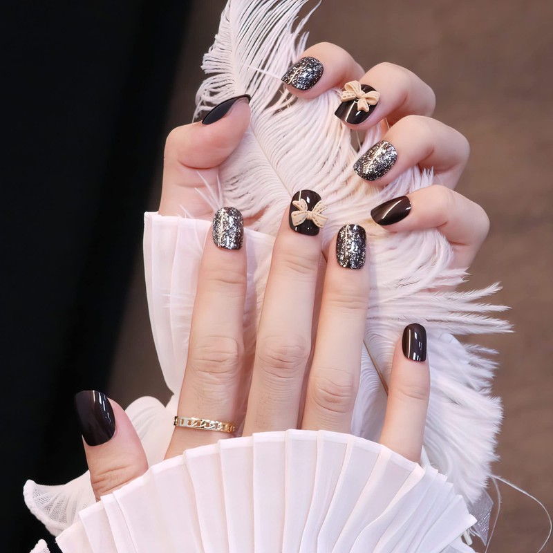 Sun&Beam Nails False Nails, Very Short, Popular, 3D Nails, Press-On