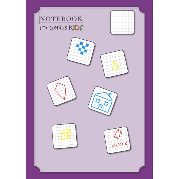 Notebook for Genius KIDS: Large A4 with 5x5 mm grid