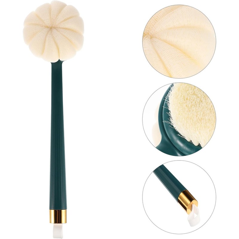 SUPVOX Cepillo de Baño Mango Largo de Doble Cara Cerdas