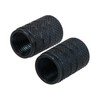 Black Metal Valve Caps Wheel Tyre Dust Cap Air Stem