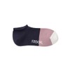 Lassox Cotton Linen Socks, Sneakers, navy/pink, M
