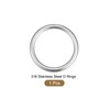 METALLIXITY 316 Stainless Steel O Rings (45x6mm) 1pcs, Welded Round