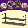 XSBAIHUO Shoe Rack - Metal Shoe Rack Organizer - Stackable